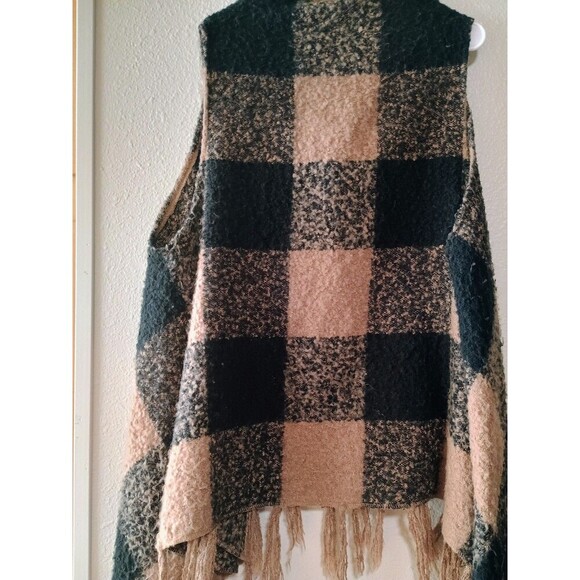 David and Young Women Knit Top Shawl Cardigan Vest Sleeveless - Picture 6 of 8